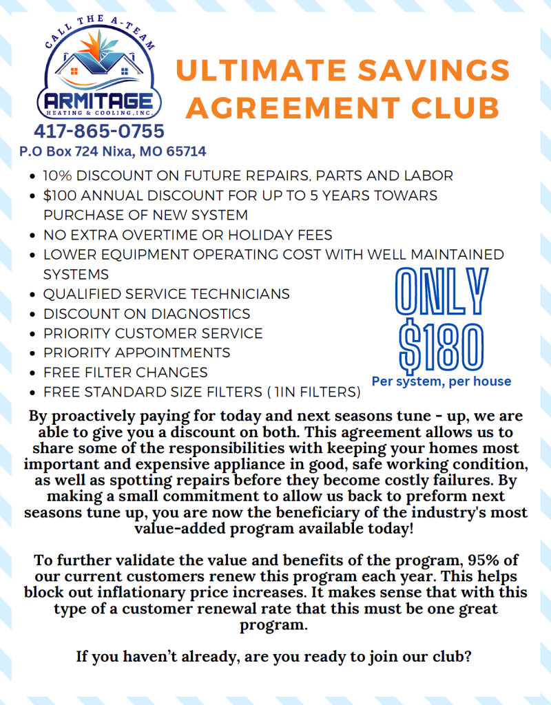 hvac maintenance agreement